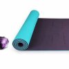 Thảm tập yoga chính hãng Hatha màu tím than