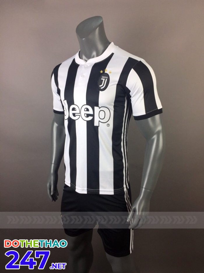 Áo bóng đá CLB Juventus sọc đen trắng năm 2018