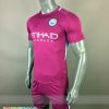 Áo bóng đá CLB Mancity màu tím năm 2018