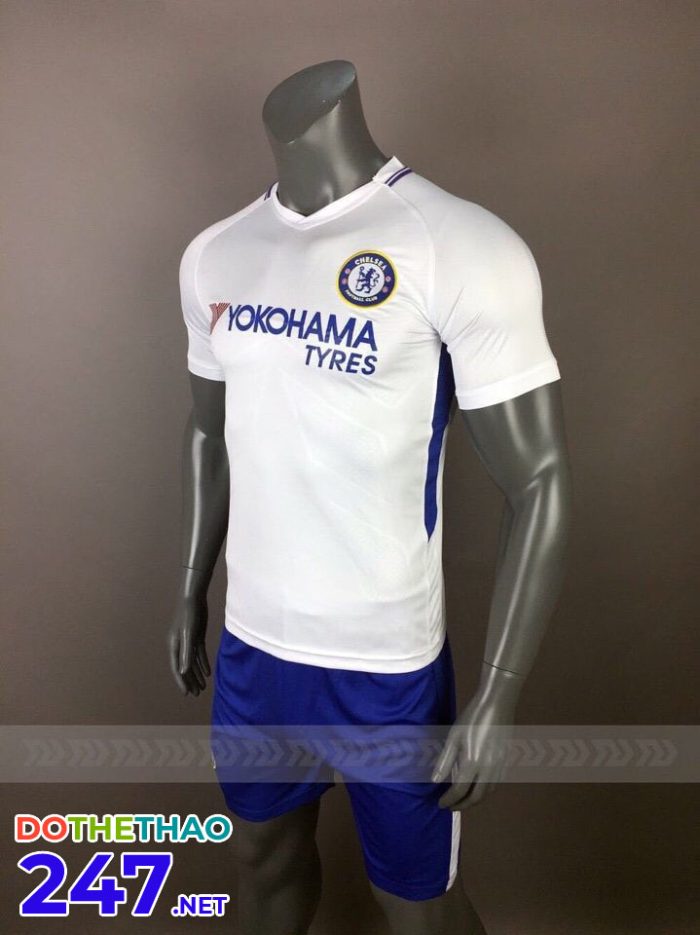 Áo bóng đá CLB Chelsea màu trắng năm 2018