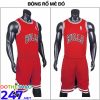 Áo bóng rổ Bulls màu đỏ năm 2018