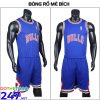 Áo bóng rổ Bulls màu xanh dương năm 2018