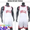 Áo bóng rổ Bulls màu trắng năm 2018