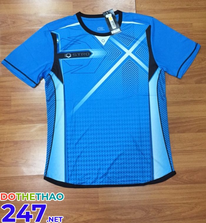 Áo bóng đá không logo màu xanh ngọc mã KLG-24 mới nhất 2018