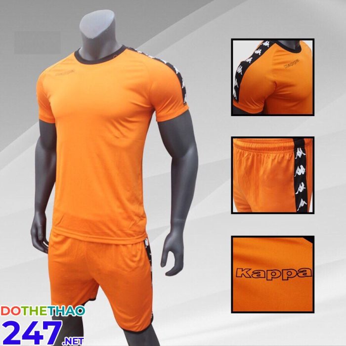 Áo bóng đá Kappa màu cam mã KLG – 51 năm 2018