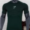 Áo gym nam mã G247 -02 màu xanh lính 
