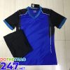 Áo bóng đá không logo màu xanh dương mã KLG-60
