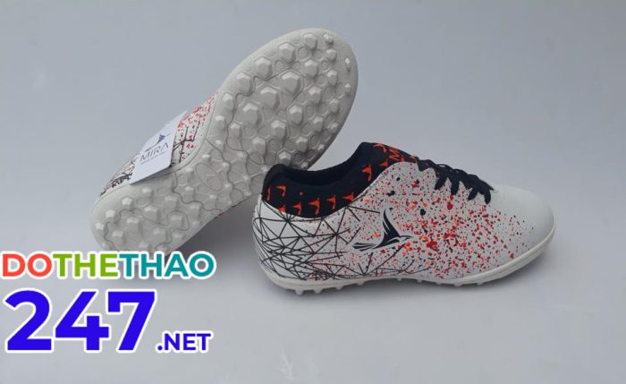 Giày bóng đá Mira màu bạc