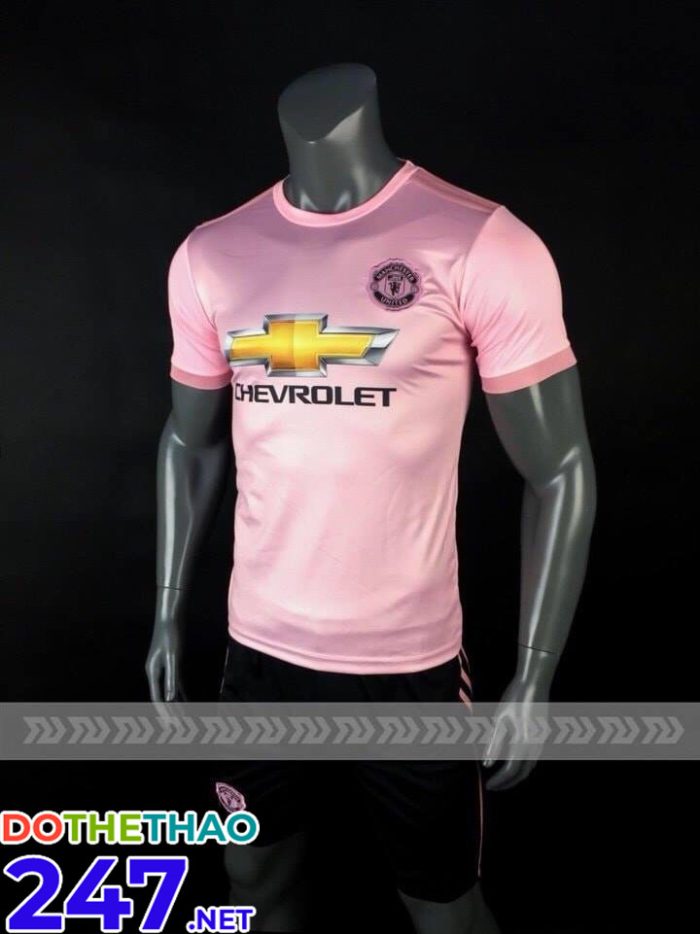 Áo bóng đá CLB Mancity United màu hồng mới năm 2018-2019