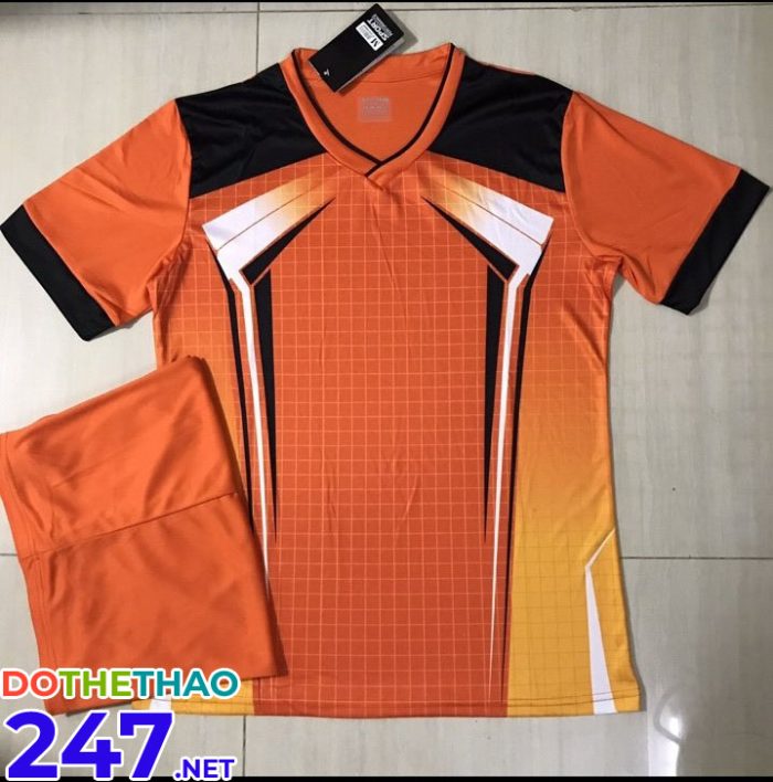 Áo bóng đá KLG màu cam mã KLG-72 mới nhất
