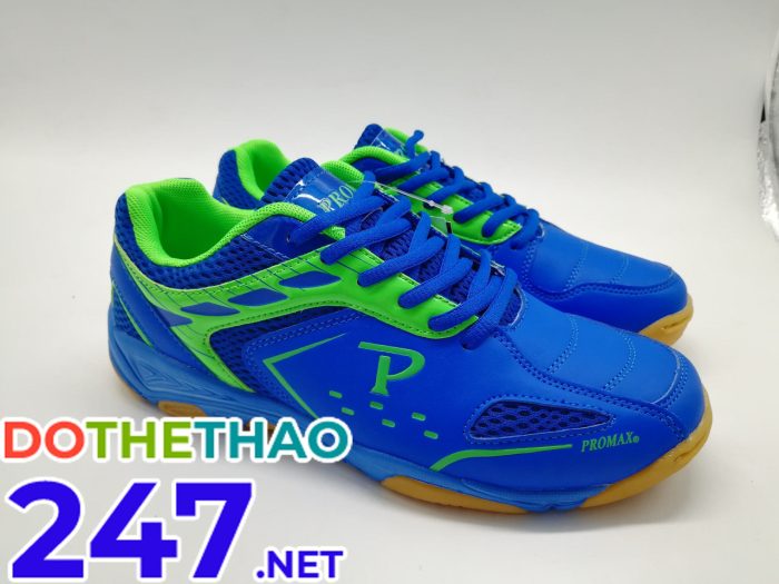 Giày bóng chuyền Promax màu xanh dương pha chuối mới nhất mã PRM 003