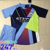 Áo bóng đá CLB Mancity xanh pha màu mới nhất năm 2019-2020