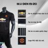 Áo bóng đá CLB MU đen năm 2020