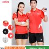 Áo cầu lông, bóng chuyền nam nữ Hiwing W1 màu đỏ