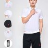 Áo cầu lông, áo tennis nam Hiwing Mountain LUX1 chính hãng màu trắng