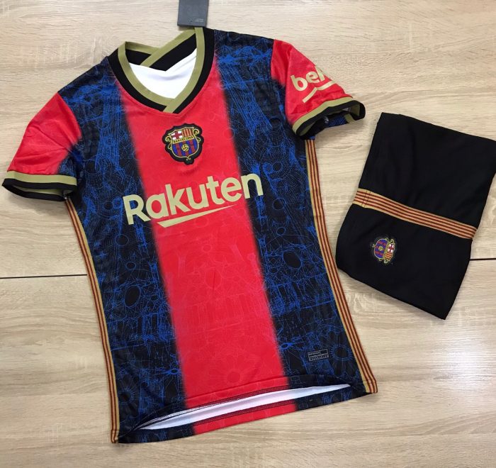 Áo bóng đá CLB Barca màu truyền thống mới nhất 2021-2022