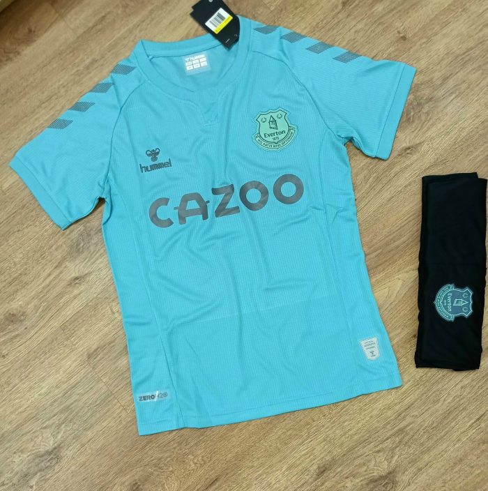 Áo bóng đá CLB Everton màu xanh da mới nhất 2021-2022