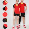 Áo bóng chuyền nam nữ Hiwing H6 chính hãng màu đỏ