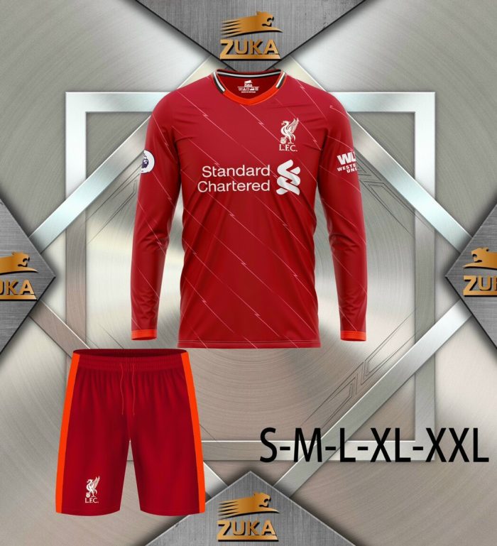 Áo bóng đá dài tay CLB LIVERPOOL mới nhất 2021-2022