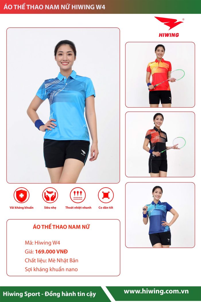 Bộ quần áo cầu lông nữ