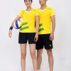Áo bóng chuyền nam nữ Hiwing H8 chính hãng màu vàng