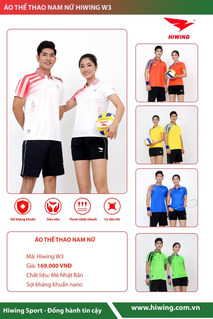 quần áo cầu lông nam nữ trắng 3