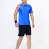 áo cầu lông nam xanh dương 2