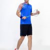 áo cầu lông nam xanh dương 3