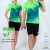 Áo cầu lông, bóng chuyền Hiwing W7 màu xanh lá