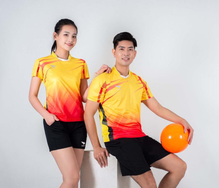 Áo bóng chuyền nam nữ chính hãng Hiwing Super màu vàng