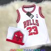 Áo bóng rổ BULL CHICAGO NBA 23 màu trắng