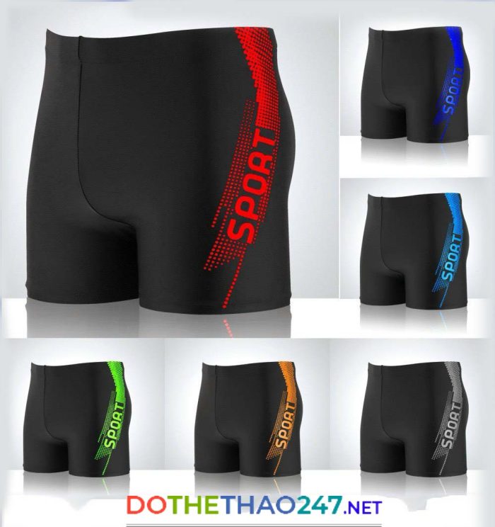 Quần bơi ngắn Sport co giãn đa chiều ôm body