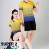 Áo Bóng Chuyền, Pickleball, Cầu Lông Hiwing Super 2 Màu Vàng