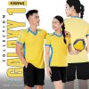 Áo bóng chuyền Hiwing Galaxy 1 màu vàng – Thoáng Khí, Co Giãn, Chuẩn Phong Cách Thể Thao