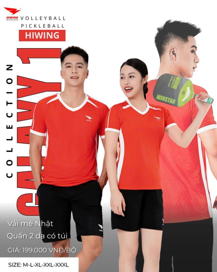 Áo bóng chuyền Hiwing Galaxy 1 – Thoáng Khí, Co Giãn, Chuẩn Phong Cách Thể Thao