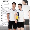 Áo bóng chuyền Hiwing Galaxy 1 màu trắng– Thoáng Khí, Co Giãn, Chuẩn Phong Cách Thể Thao