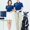 Áo Thể Thao Golf , Pickleball Cao Cấp Hiwing G1 Nam Màu Xanh Than
