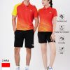 Áo Cầu Lông, Pickleball, Bóng Chuyền Hiwing P3 Nam Nữ – Màu Đỏ