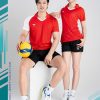 Áo Bóng Chuyền Nam Nữ Hiwing M2 Màu Đỏ Mới Nhất Năm 2026